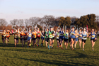 Mens under-17s North Eastern Cross Country, Redcar. Photo:  David T. Hewitson/Sports for All Pics